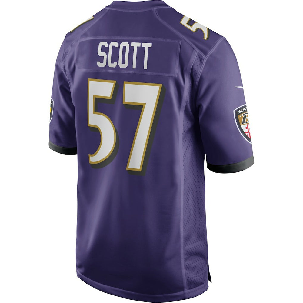 Bart Scott Baltimore Ravens Game Retired Player Jersey - Purple | Nike online