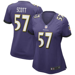 Bart Scott Baltimore Ravens Women's Game Retired Player Jersey - Purple | Nike discount