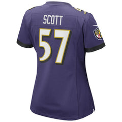 Bart Scott Baltimore Ravens Women's Game Retired Player Jersey - Purple | Nike discount