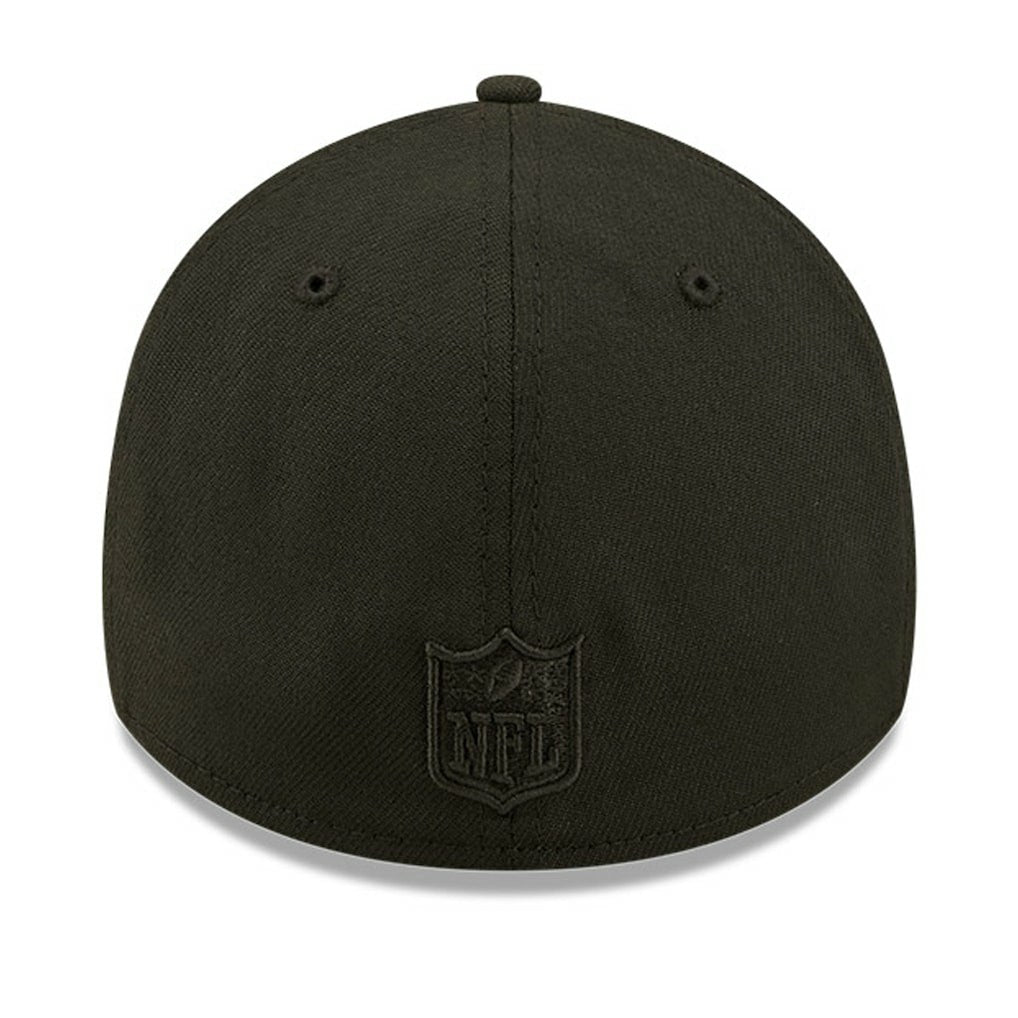 Atlanta Falcons New Era Black On Black Alternate Logo 39THIRTY Flex Hat discount