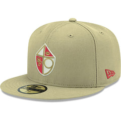 San Francisco 49ers New Era Omaha Throwback 59FIFTY Fitted Hat - Gold on sale