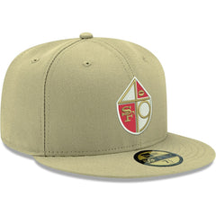 San Francisco 49ers New Era Omaha Throwback 59FIFTY Fitted Hat - Gold on sale