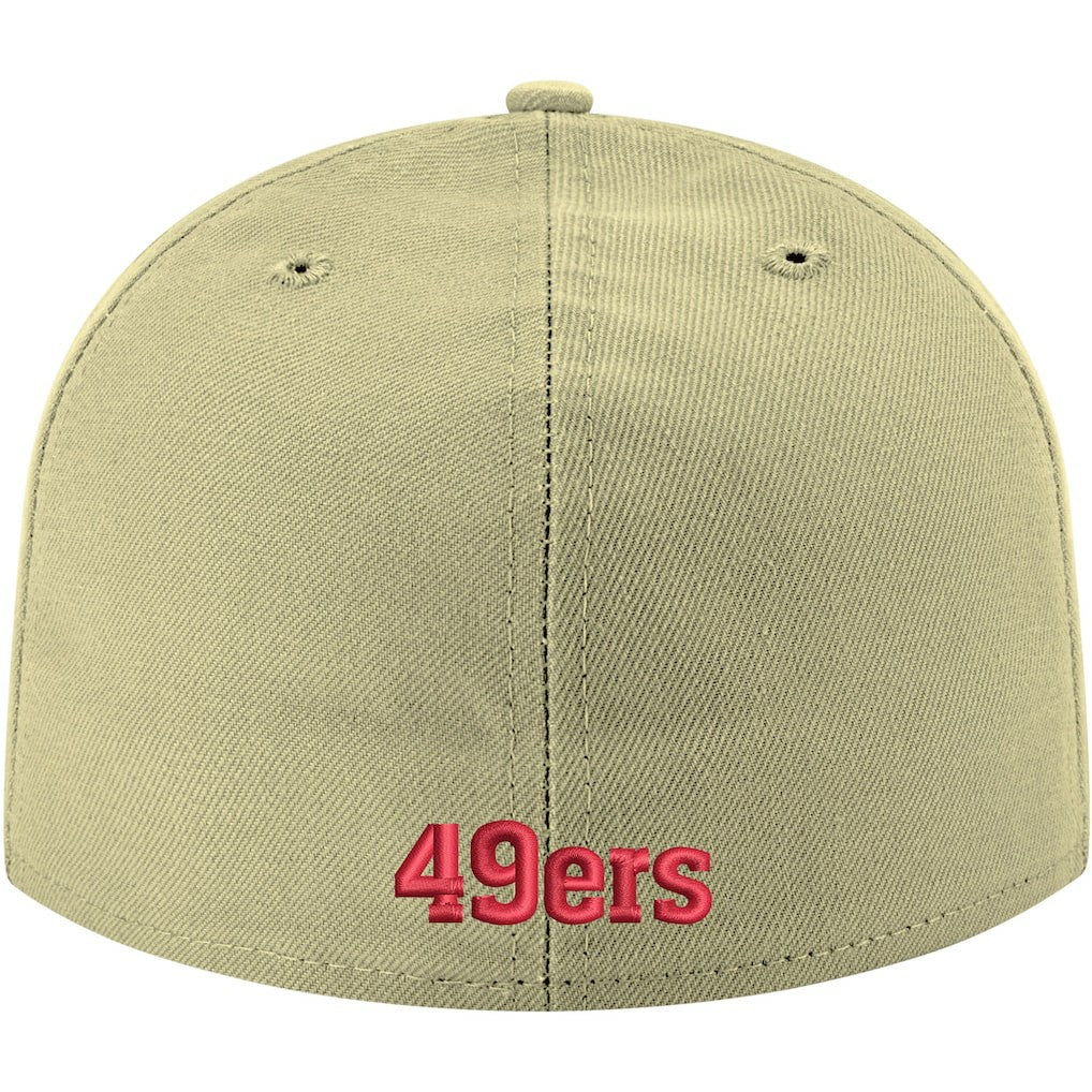 San Francisco 49ers New Era Omaha Throwback 59FIFTY Fitted Hat - Gold on sale