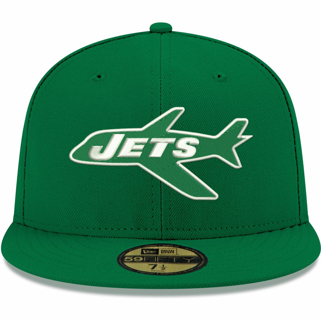 New York Jets New Era Omaha Throwback 59FIFTY Fitted Hat - Kelly Green sale