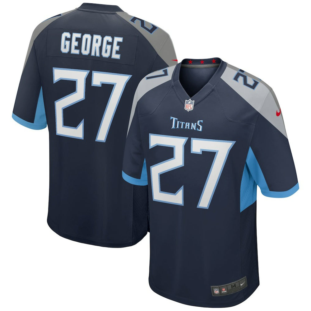 Eddie George Tennessee Titans Game Retired Player Jersey - Navy | Nike for sale