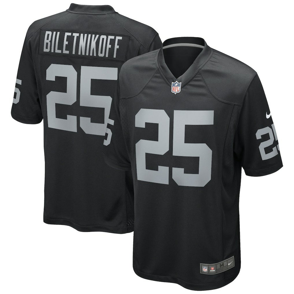 Fred Biletnikoff Las Vegas Raiders Game Retired Player Jersey - Black | Nike on sale