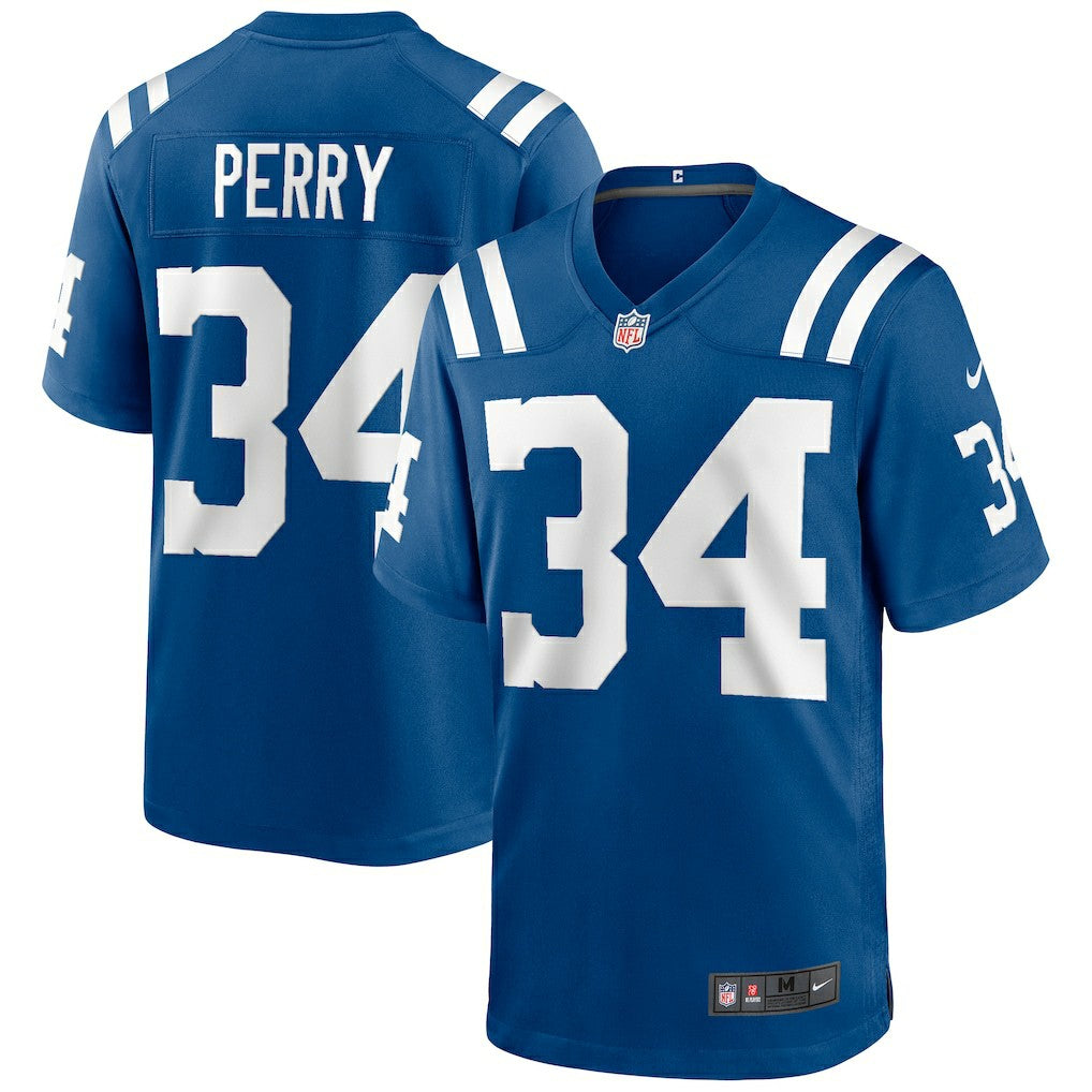 Joe Perry Indianapolis Colts Game Retired Player Jersey - Royal | Nike outlet