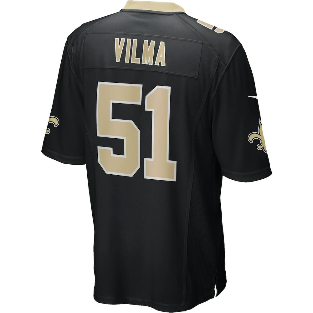 Jonathan Vilma New Orleans Saints Game Retired Player Jersey - Black | Nike outlet
