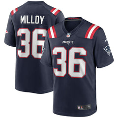 Lawyer Milloy New England Patriots Game Retired Player Jersey - Navy | Nike for sale