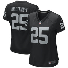 Fred Biletnikoff Las Vegas Raiders Women's Game Retired Player Jersey - Black | Nike for sale