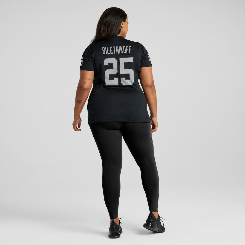 Fred Biletnikoff Las Vegas Raiders Women's Game Retired Player Jersey - Black | Nike for sale