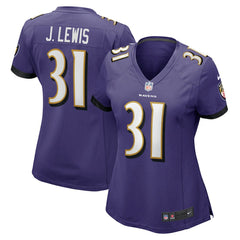 Jamal Lewis Baltimore Ravens Women's Game Retired Player Jersey - Purple | Nike for sale