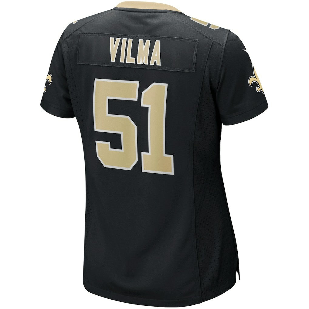 Jonathan Vilma New Orleans Saints Women's Game Retired Player Jersey - Black | Nike for sale