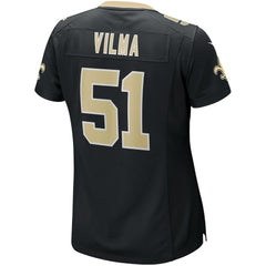 Jonathan Vilma New Orleans Saints Women's Game Retired Player Jersey - Black | Nike for sale