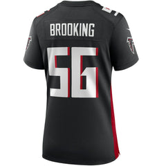 Keith Brooking Atlanta Falcons Women's Game Retired Player Jersey - Black | Nike cheap