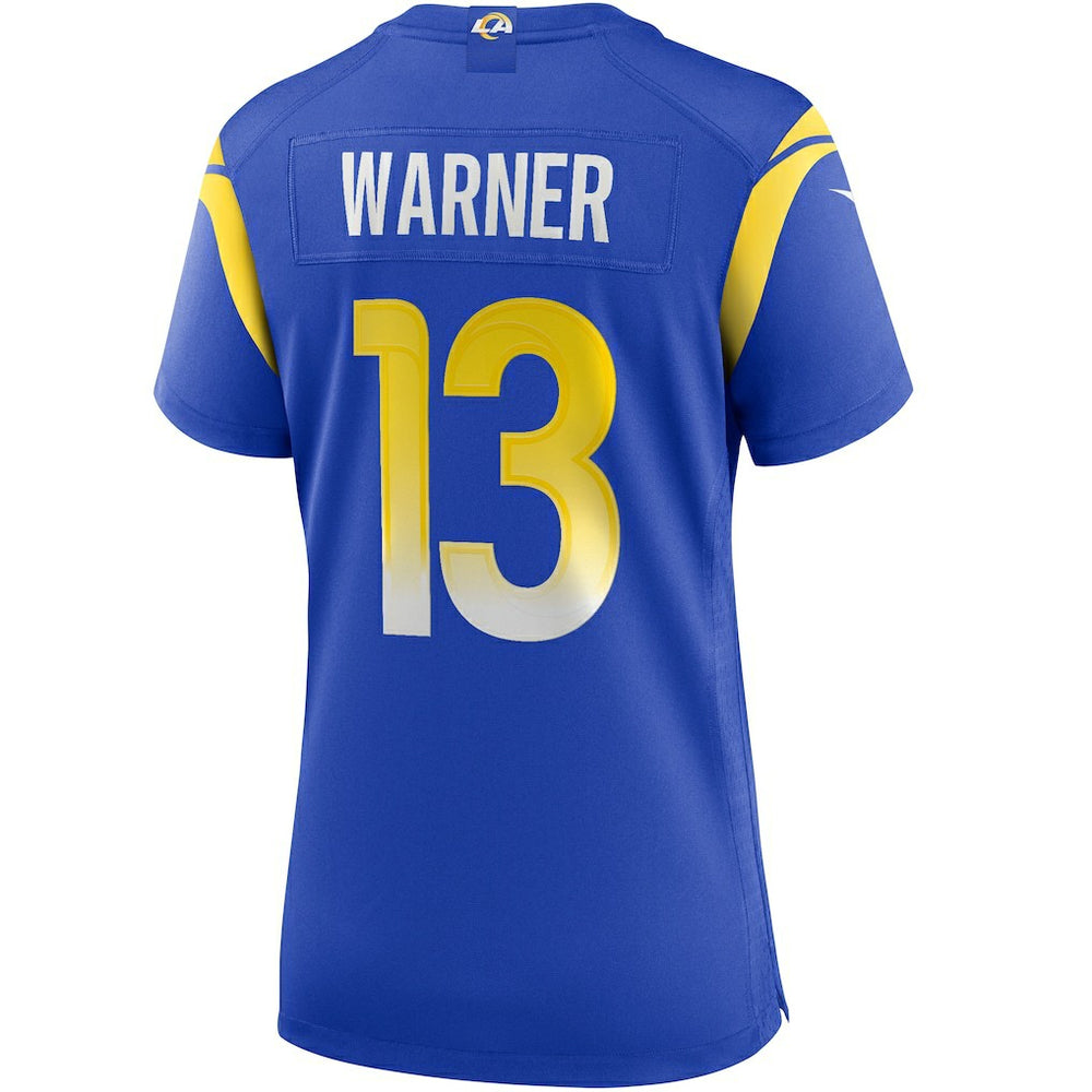 Kurt Warner Los Angeles Rams Women's Game Retired Player Jersey - Royal | Nike outlet