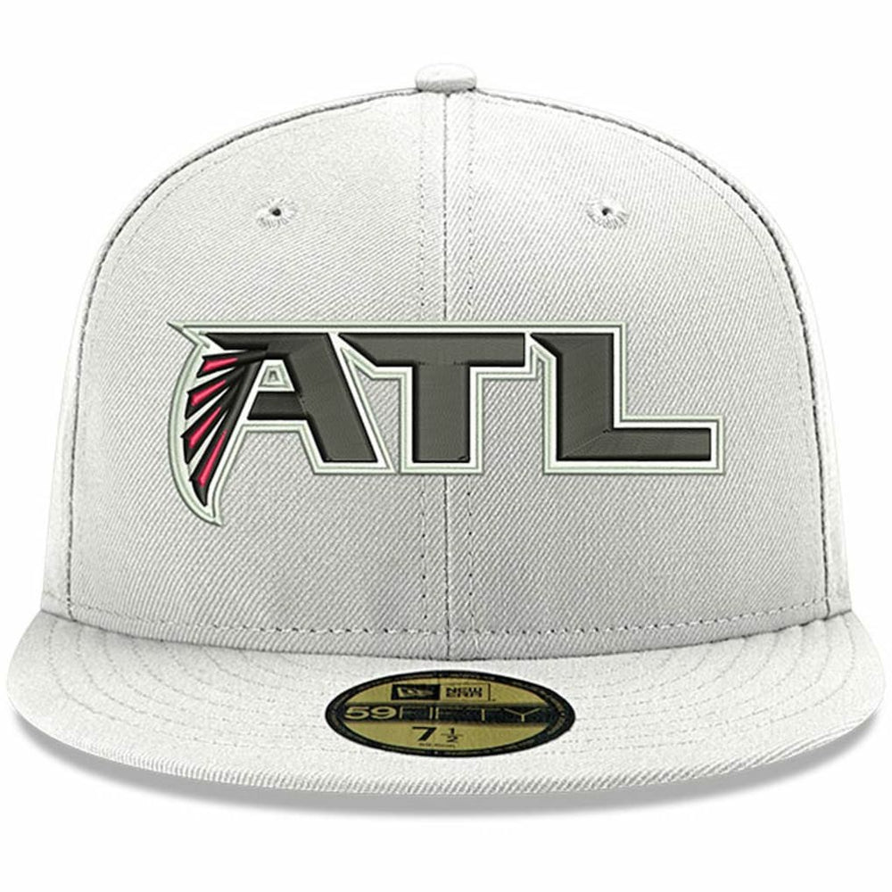 Atlanta Falcons New Era Omaha ATL 59FIFTY Fitted Hat - White cheap