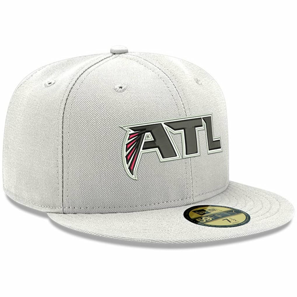 Atlanta Falcons New Era Omaha ATL 59FIFTY Fitted Hat - White cheap