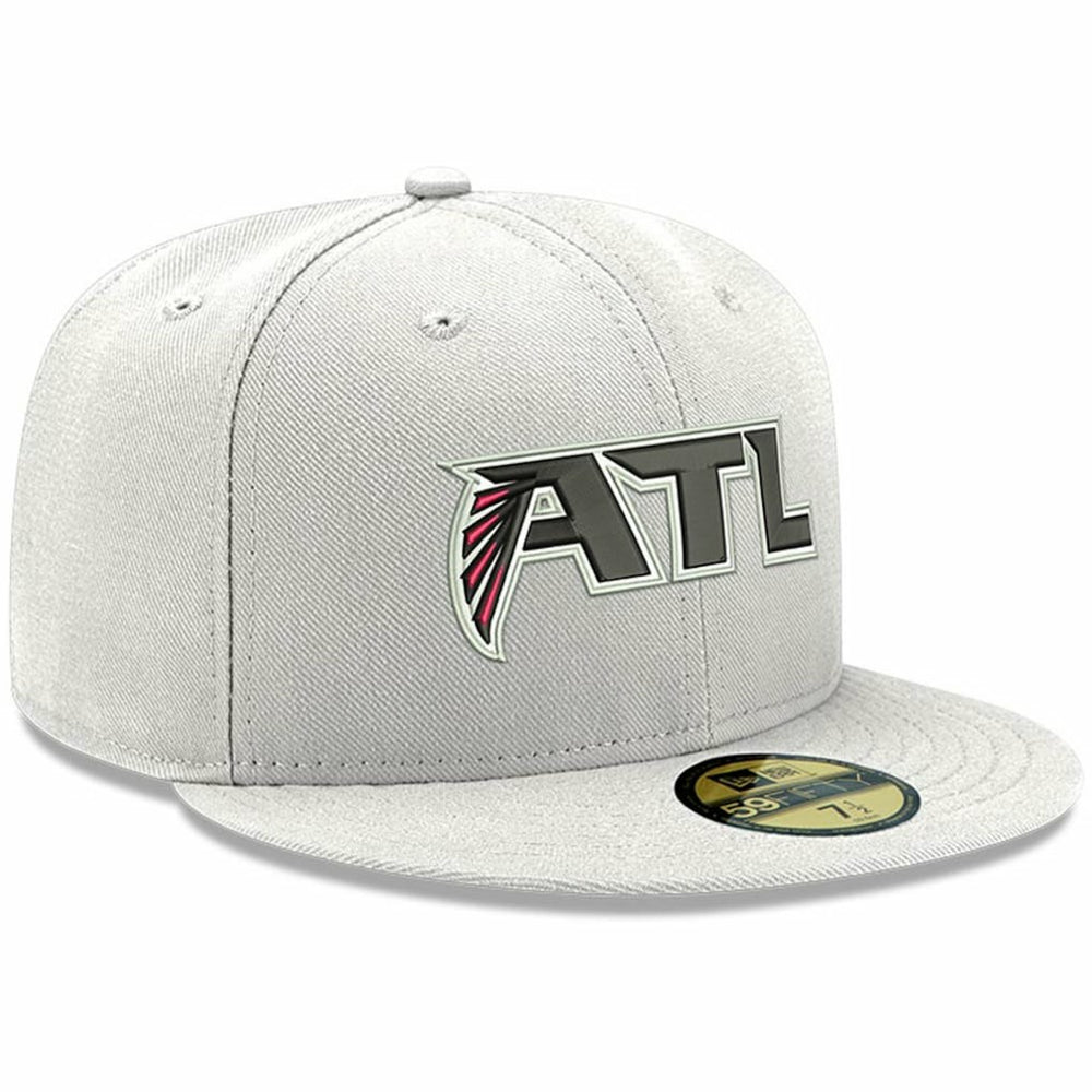 Atlanta Falcons New Era Omaha ATL 59FIFTY Fitted Hat - White cheap