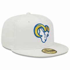 Los Angeles Rams New Era Omaha Ram Head 59FIFTY Fitted Hat - White cheap