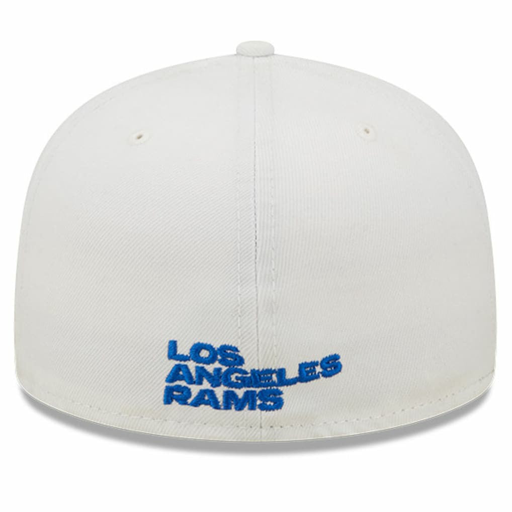 Los Angeles Rams New Era Omaha Ram Head 59FIFTY Fitted Hat - White cheap