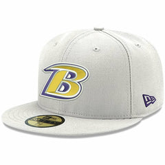 Baltimore Ravens New Era Omaha Lettermark 59FIFTY Fitted Hat - White outlet