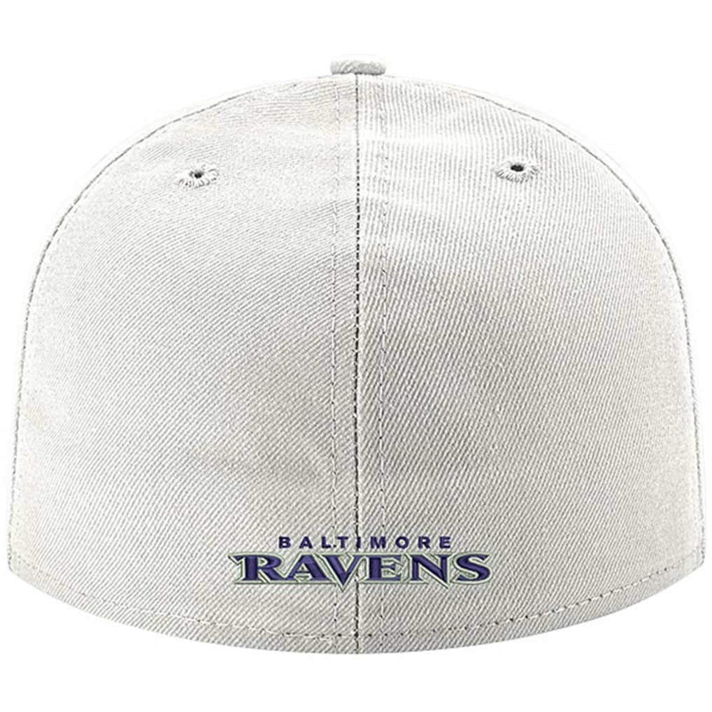 Baltimore Ravens New Era Omaha Lettermark 59FIFTY Fitted Hat - White outlet