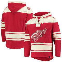 Detroit Red Wings '47 Superior Lacer Hoodie Red
