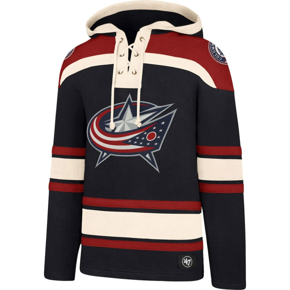 Columbus Blue Jackets '47 Superior Lacer Hoodie Navy