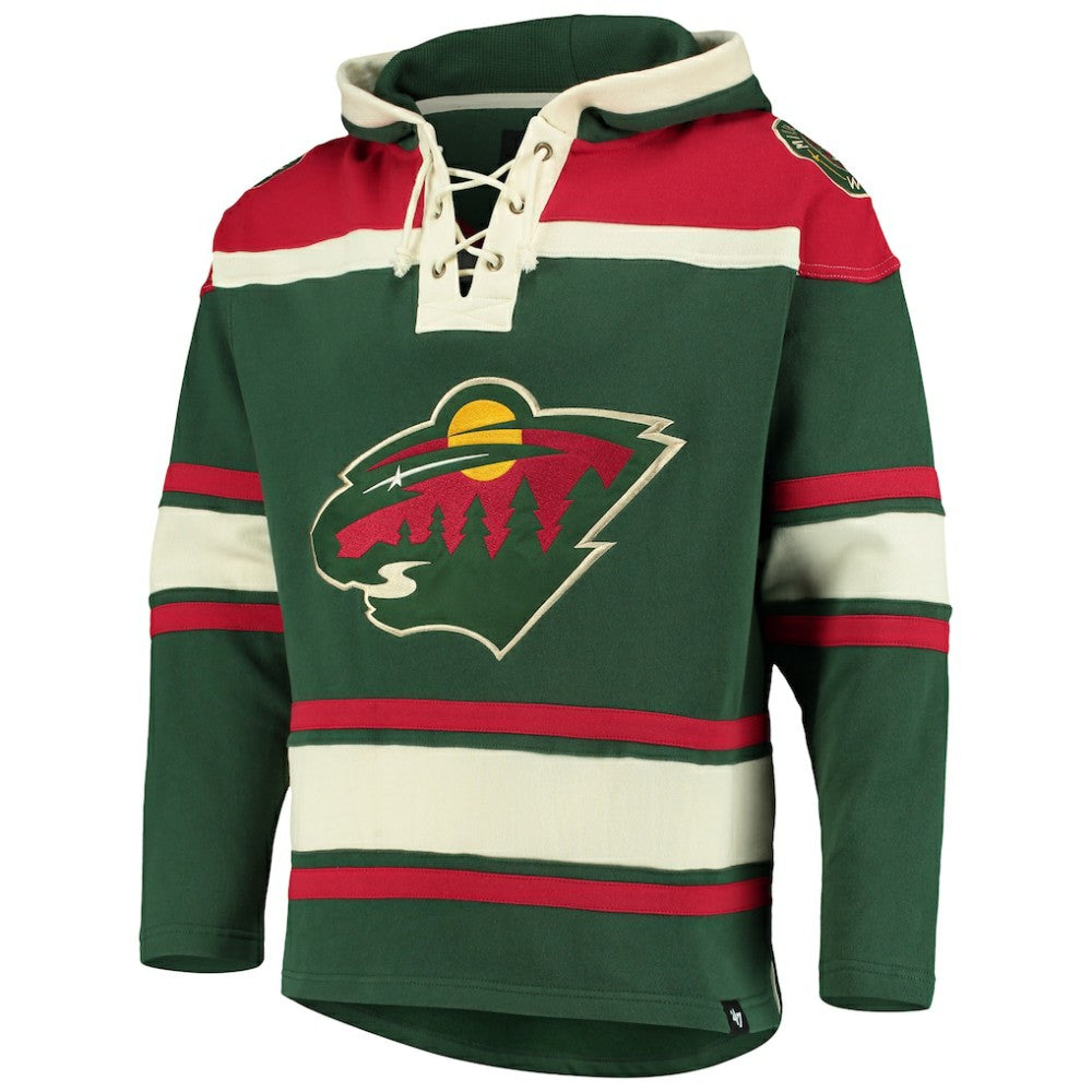 Minnesota Wild '47 Superior Lacer Hoodie Green