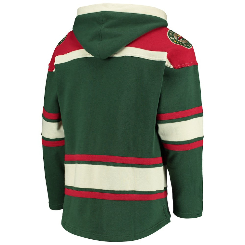 Minnesota Wild '47 Superior Lacer Hoodie Green