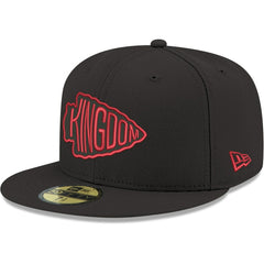 Kansas City Chiefs New Era Omaha 59FIFTY Fitted Hat - Black sale