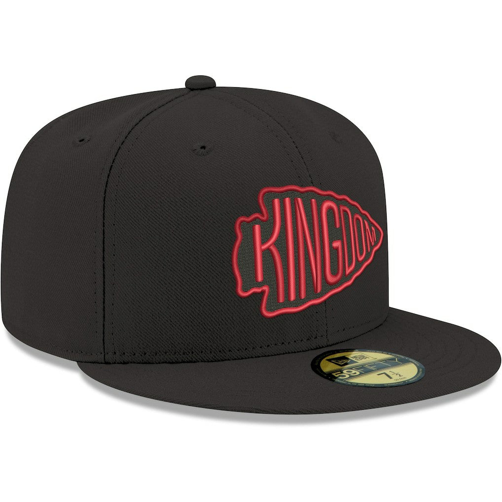 Kansas City Chiefs New Era Omaha 59FIFTY Fitted Hat - Black sale