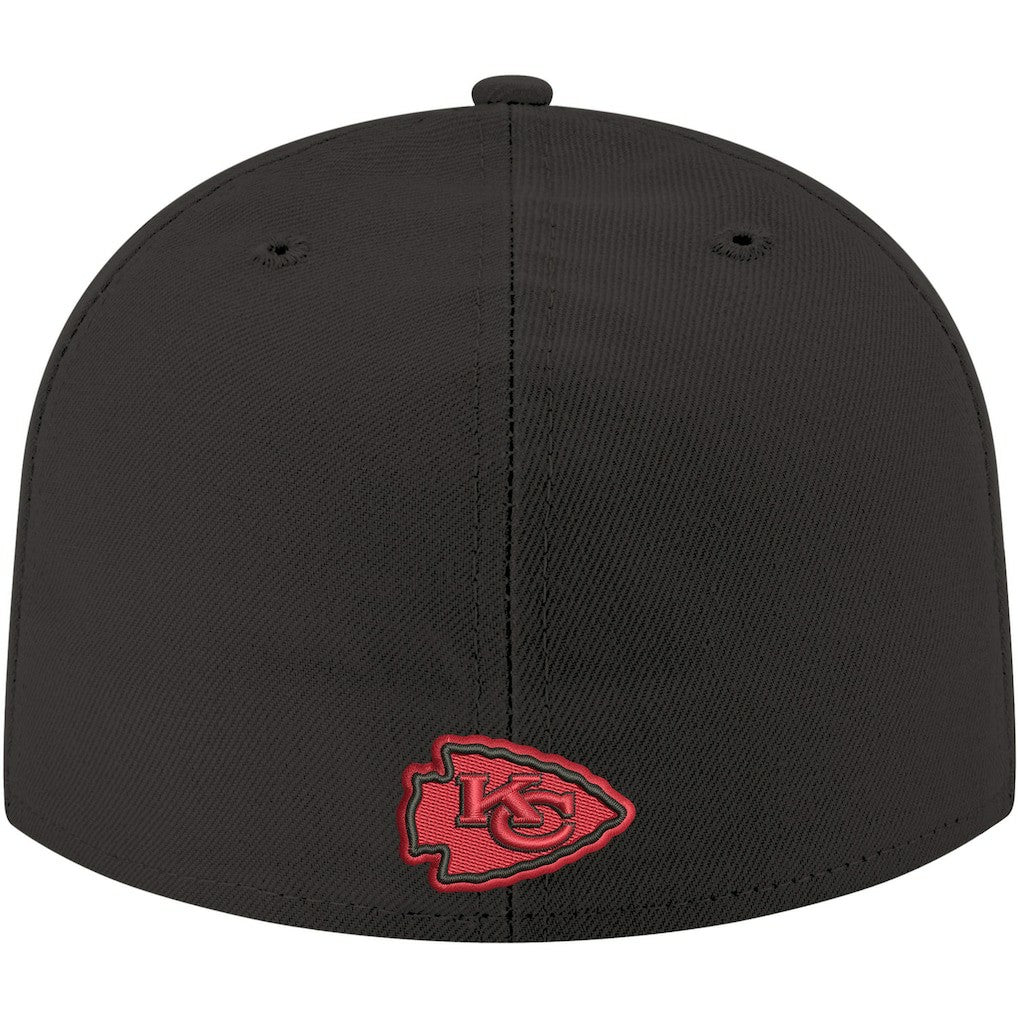 Kansas City Chiefs New Era Omaha 59FIFTY Fitted Hat - Black sale