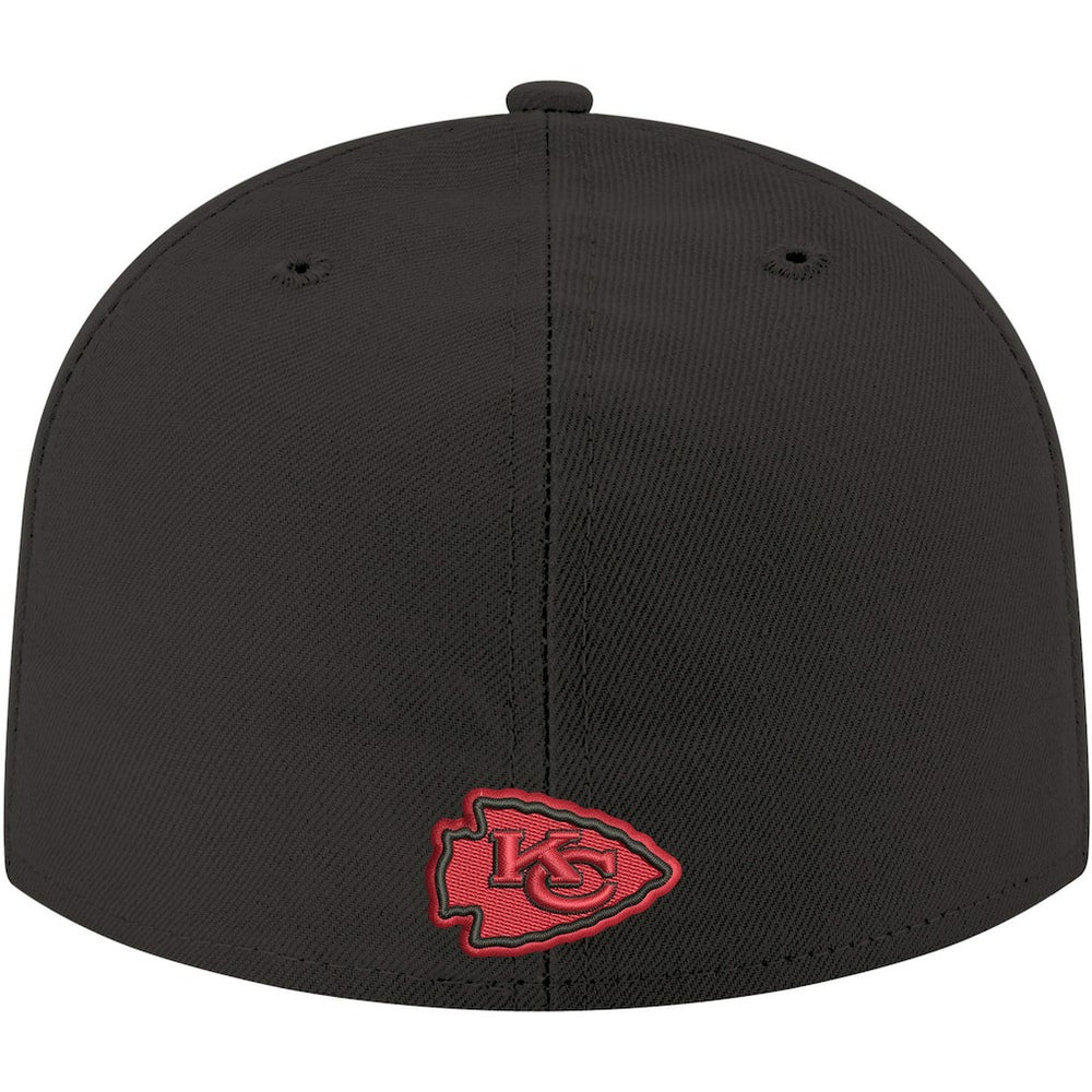 Kansas City Chiefs New Era Omaha 59FIFTY Fitted Hat - Black sale