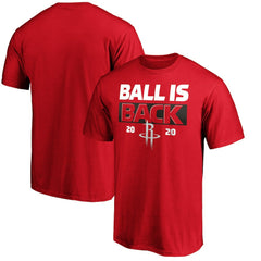 Houston Rockets Ball Is Back T-Shirt - Red on sale