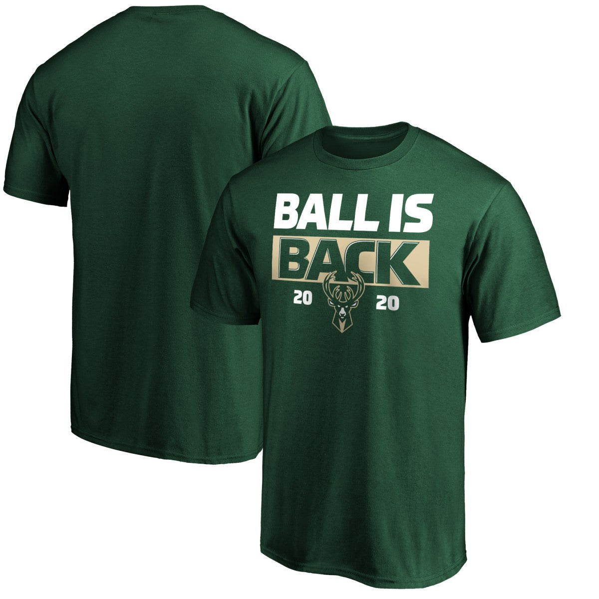 Milwaukee Bucks Ball Is Back T-Shirt - Green shop
