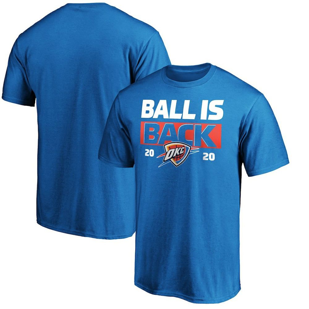 Oklahoma City Thunder Ball Is Back T-Shirt sale - Blue discount