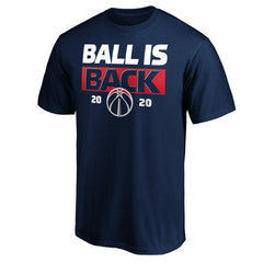 Washington Wizards Ball Is Back T-Shirt - Navy discount