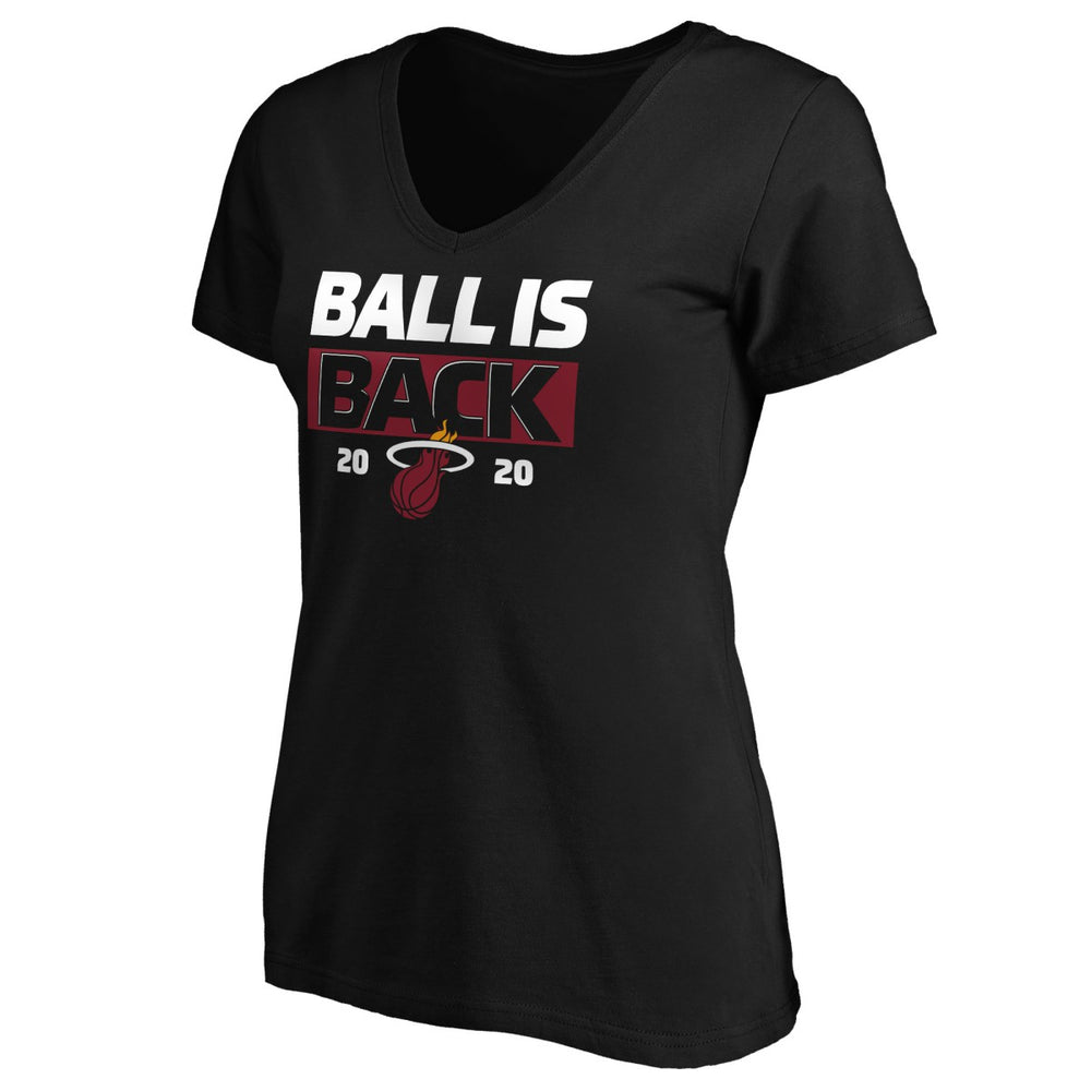 Miami Heat Women's Ball Is Back V-Neck T-Shirt - Black shop