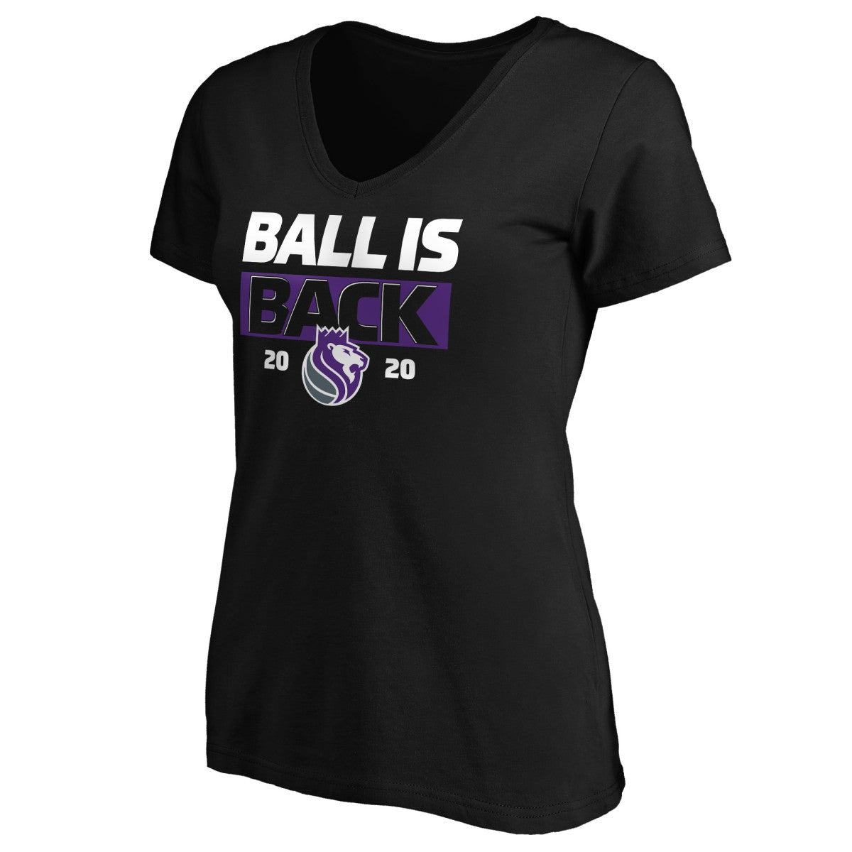 Sacramento Kings Women's Ball Is Back V-Neck T-Shirt - Black online