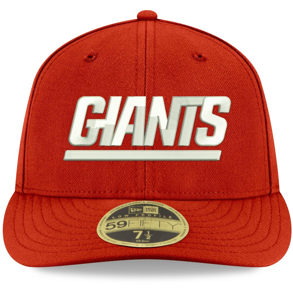 New York Giants New Era Omaha Throwback Low Profile 59FIFTY Fitted Hat - Red for sale