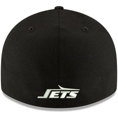 New York Jets New Era Omaha Throwback Low Profile 59FIFTY Fitted Hat - Black discount
