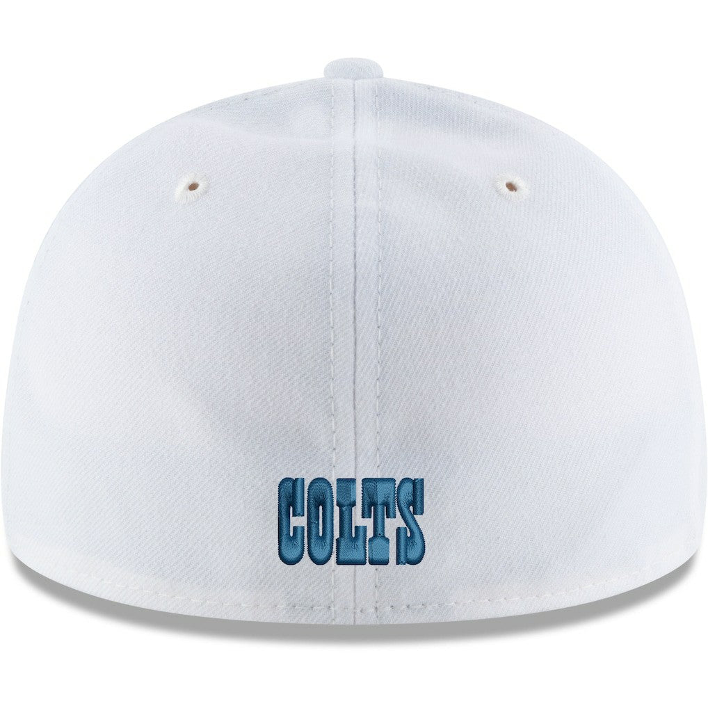 Indianapolis Colts New Era Omaha Low Profile 59FIFTY Fitted Hat - White on sale