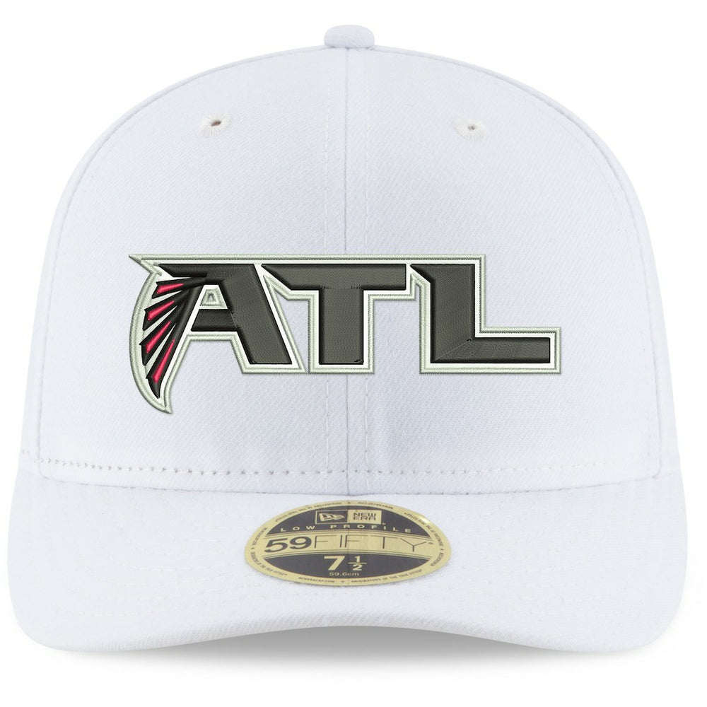 Atlanta Falcons New Era Omaha Low Profile 59FIFTY Fitted Hat - White outlet