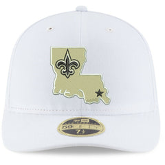 New Orleans Saints New Era Omaha Low Profile 59FIFTY Fitted Hat - White on sale