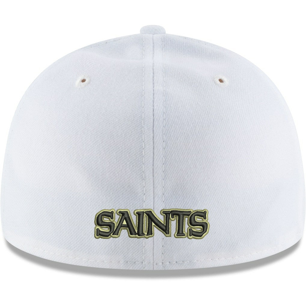 New Orleans Saints New Era Omaha Low Profile 59FIFTY Fitted Hat - White on sale