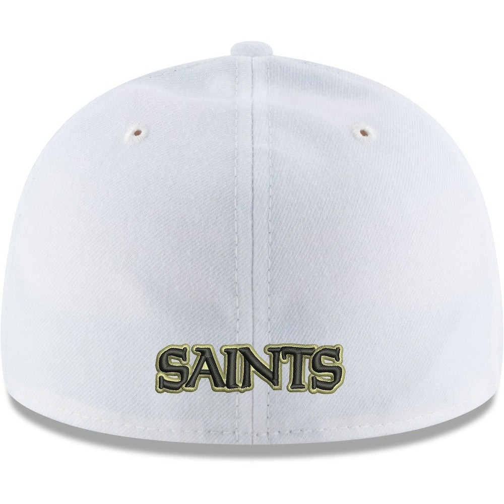 New Orleans Saints New Era Omaha Low Profile 59FIFTY Fitted Hat - White on sale