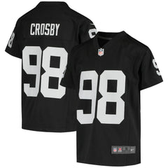 Maxx Crosby Las Vegas Raiders Youth Game Jersey - Black | Nike on sale