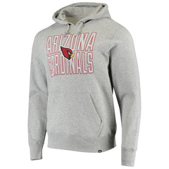 Arizona Cardinals '47 Bevel Pullover Hoodie - Heathered Gray outlet